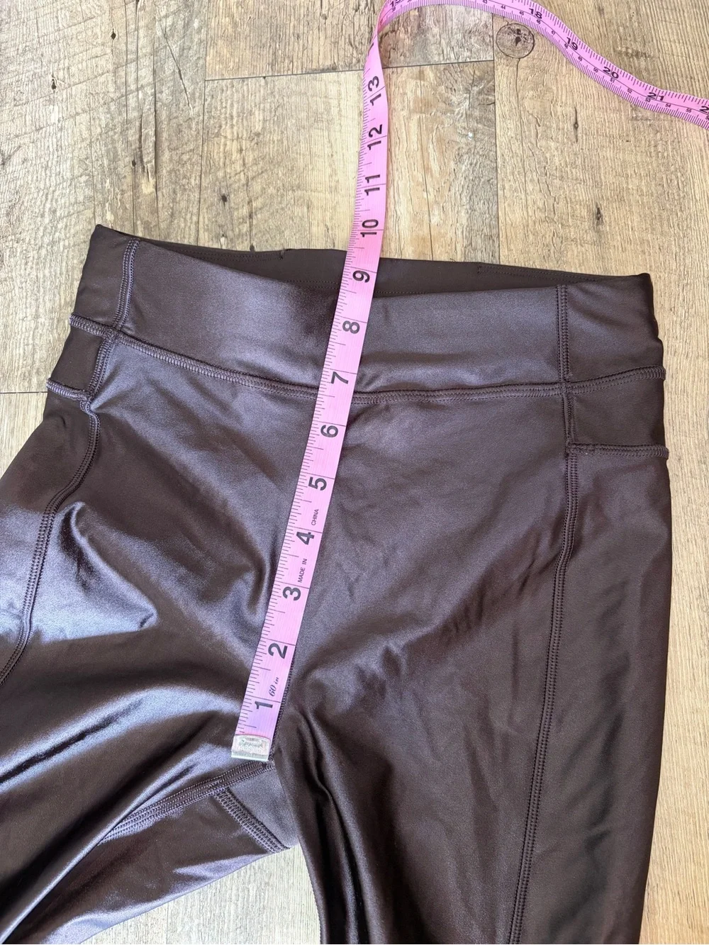 Lululemon Espresso Satin Shine High-Rise Tights Leggings Athleisure Workout